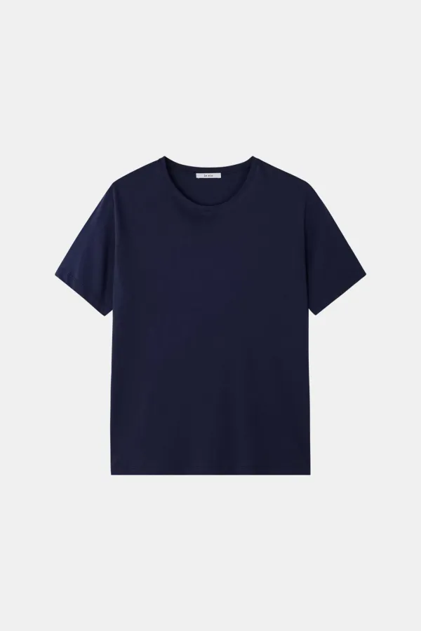 Essence Tee in Navy