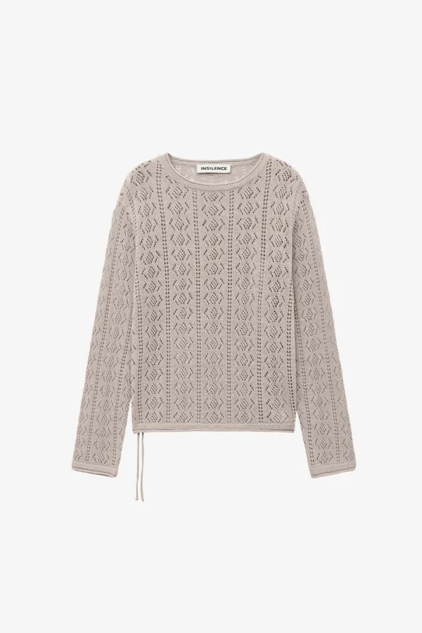 내츄럴 스트랩 니트 BEIGE