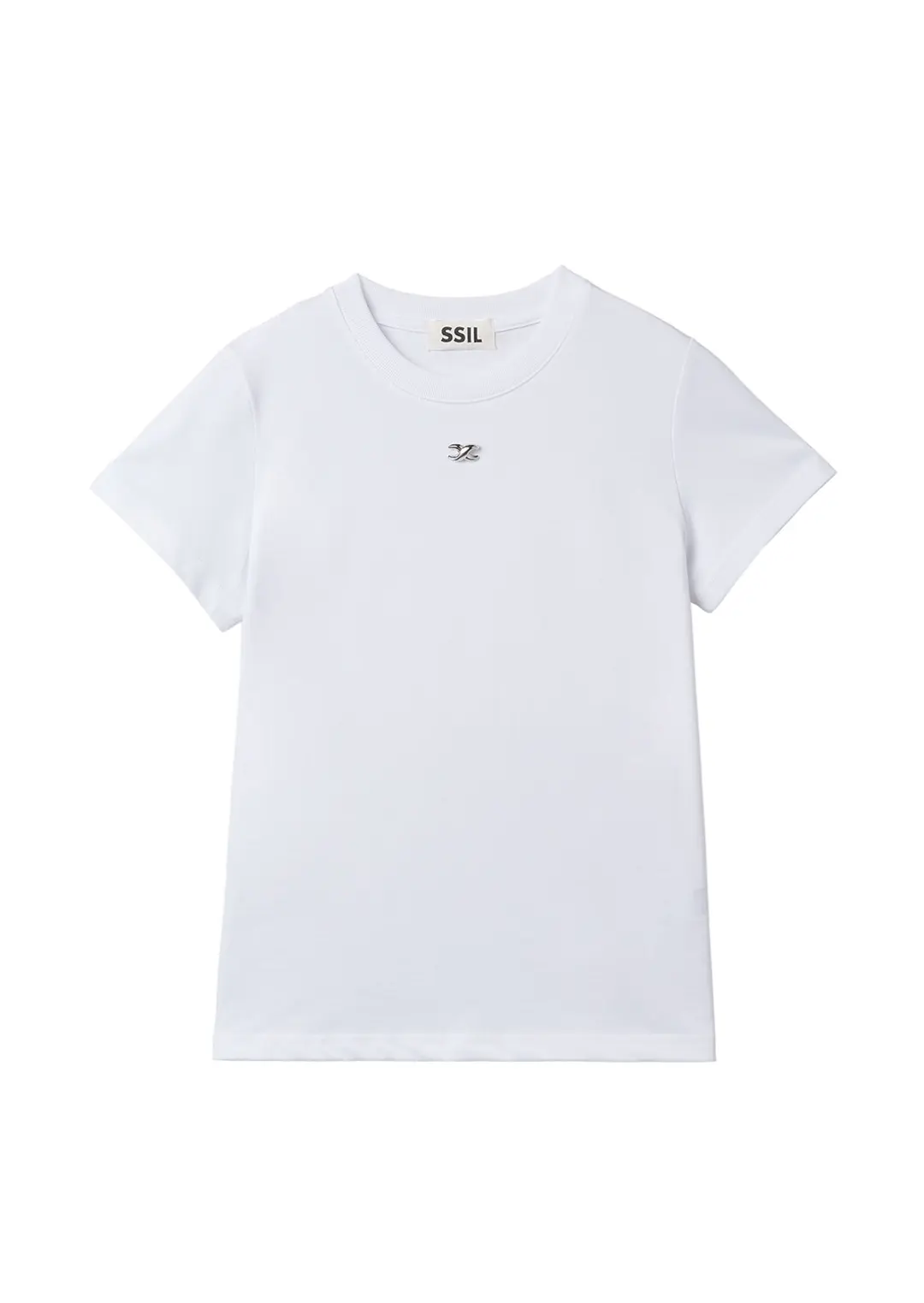 에스실 Metal Signature T-Shirt_S_White 상품 이미지 2