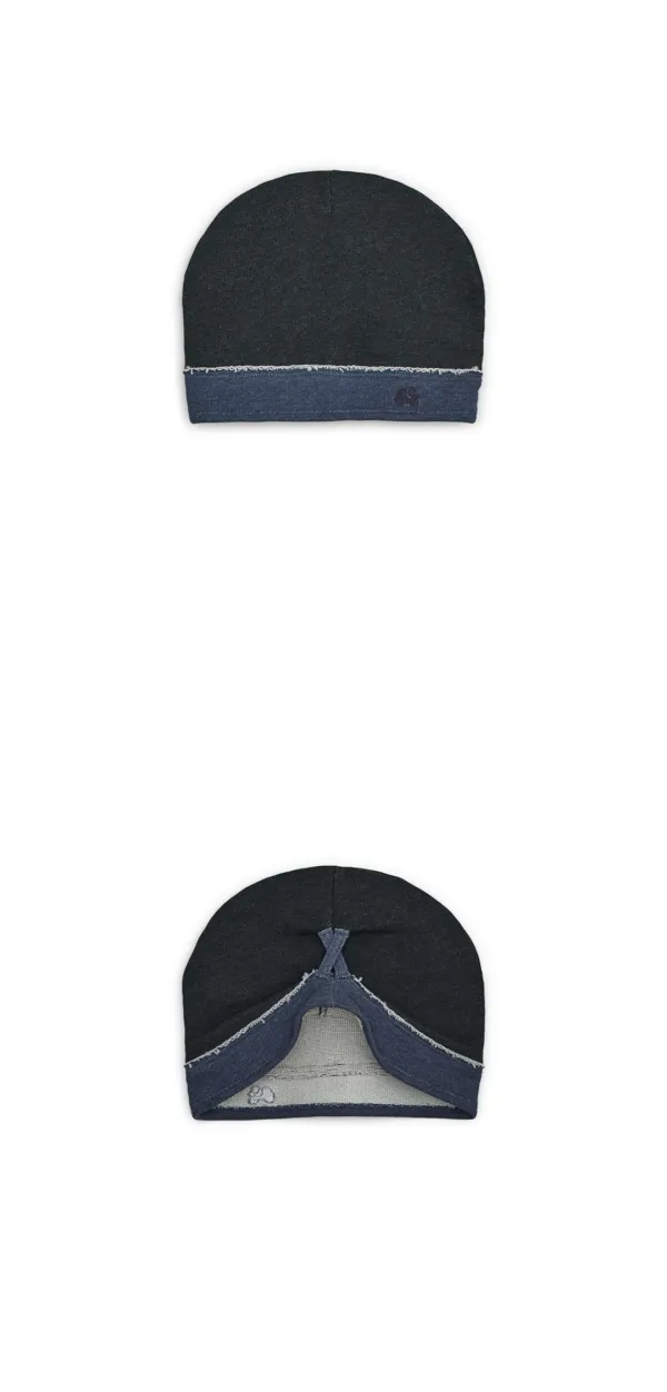 Cross strap sweat beanie (Black)