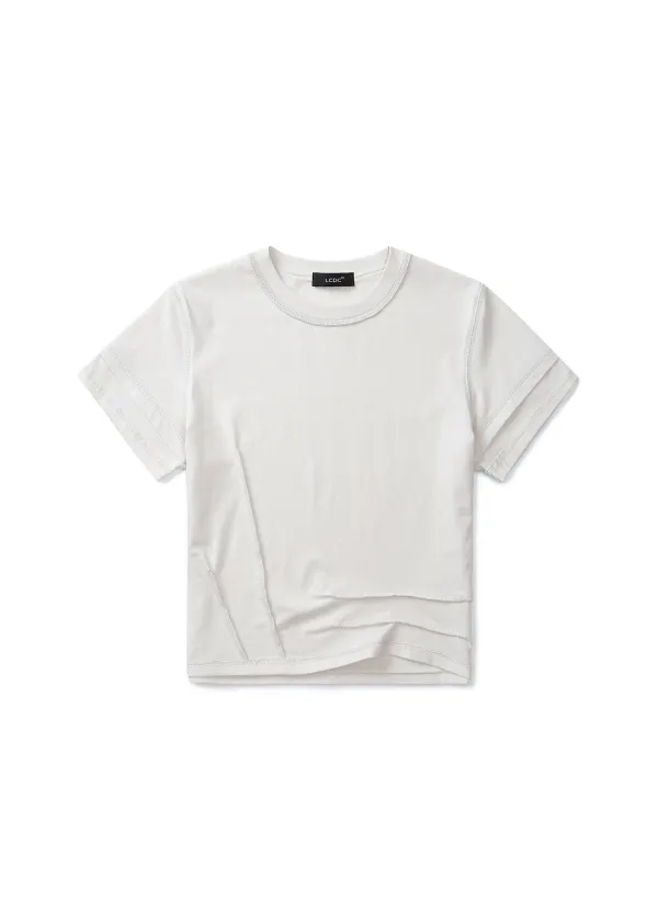 RAW SEAM TOP (ECRU)