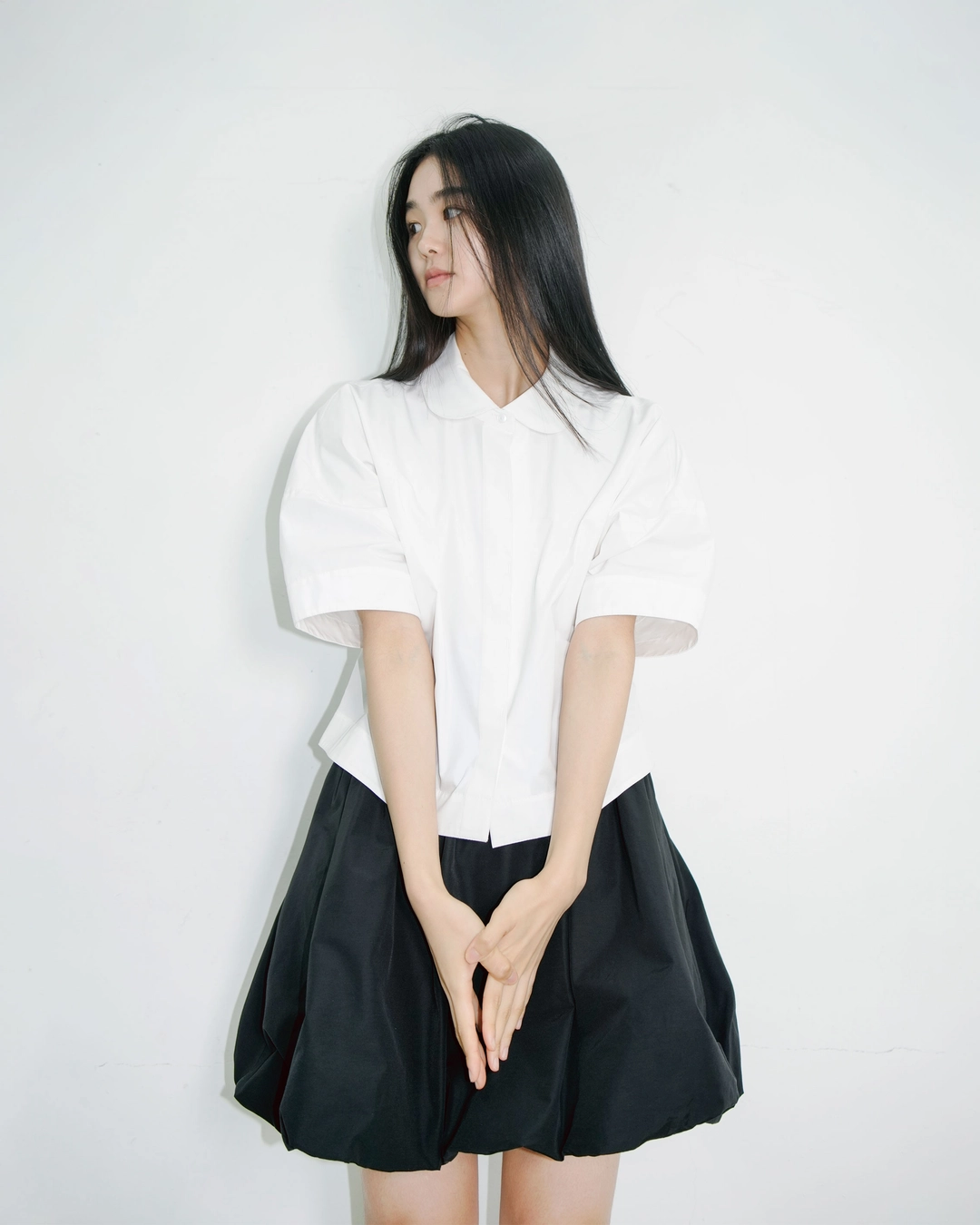 유노이아 half sleeve balloon shirt 상품 이미지 2