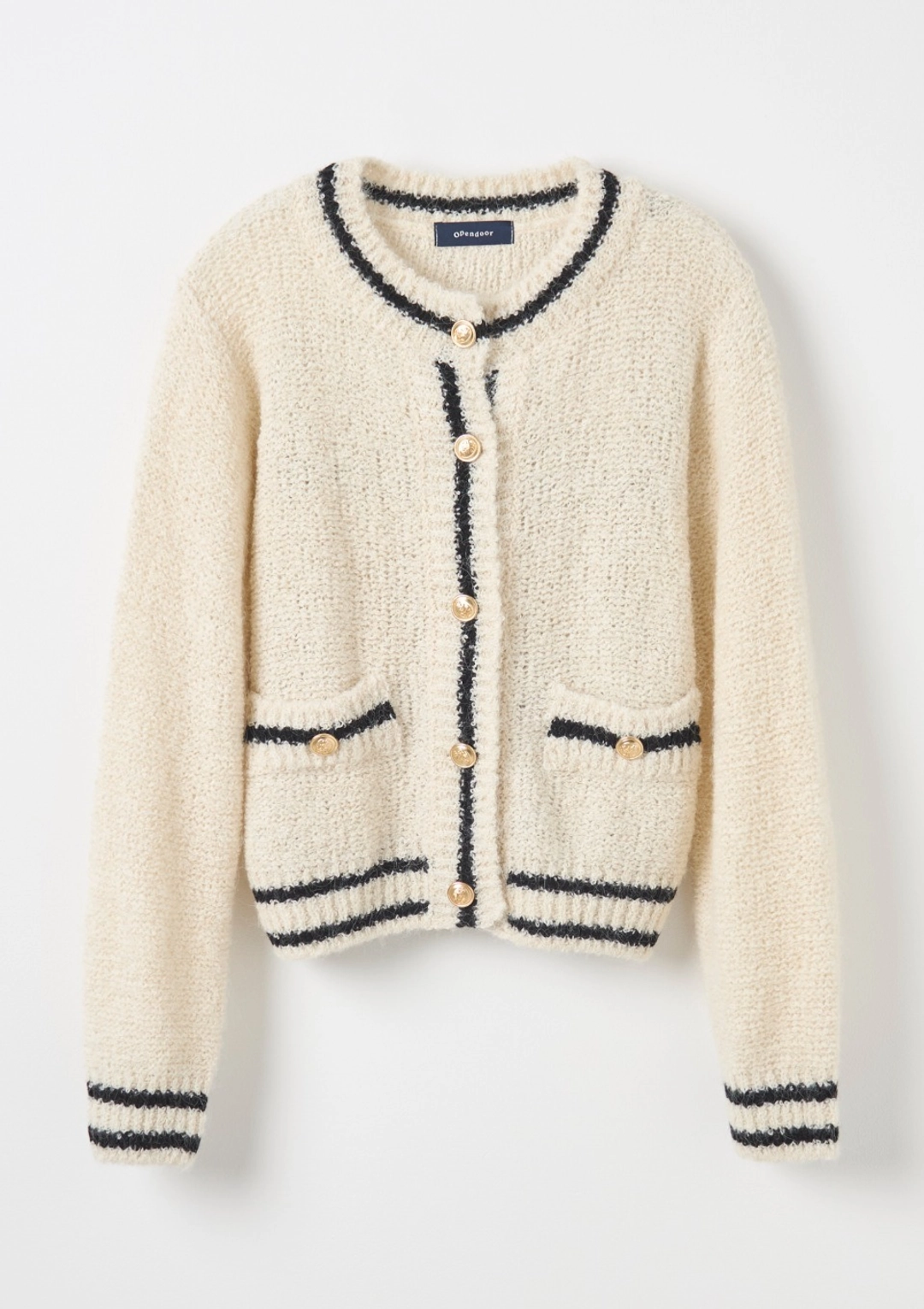 오픈도어 COZY Tweed KNIT CREAM 상품 이미지 3
