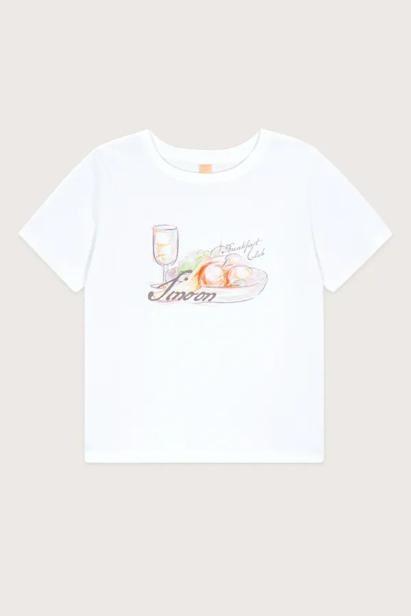 Sinoon Breakfast Club T-Shirt (White)