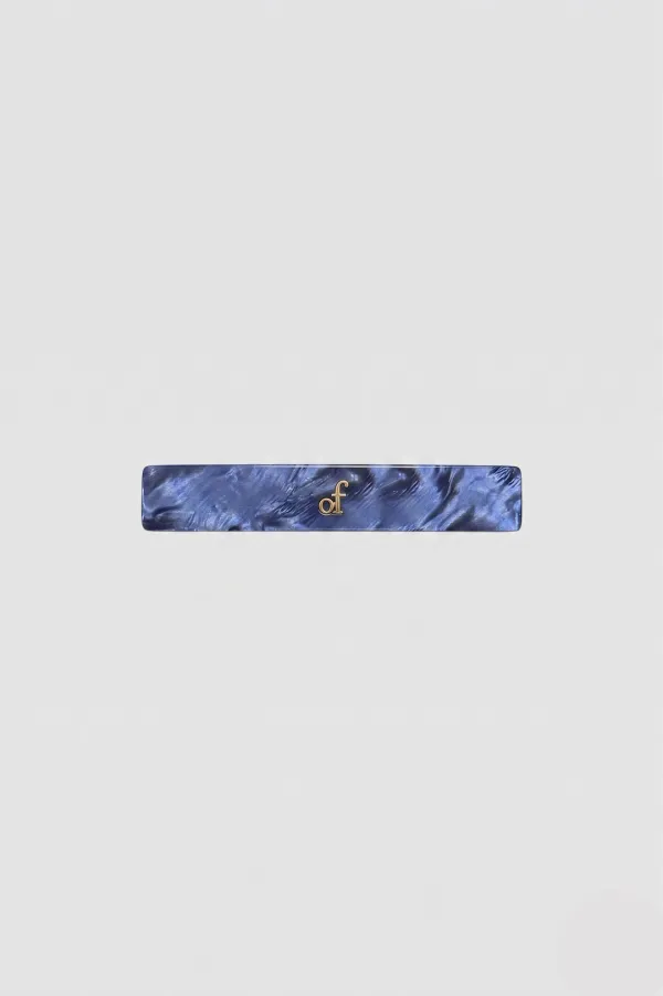 [5/22 PRE-ORDER] [EXCLUSIVE] OF LOGO HAIR PIN by MAZZUCCHELLI_BLUE