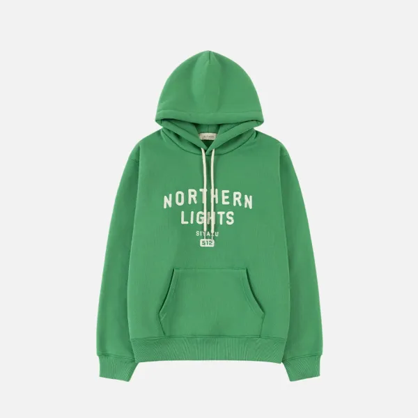 SITP5251 NORTHERN LIGHTS 기모 후드티_Green