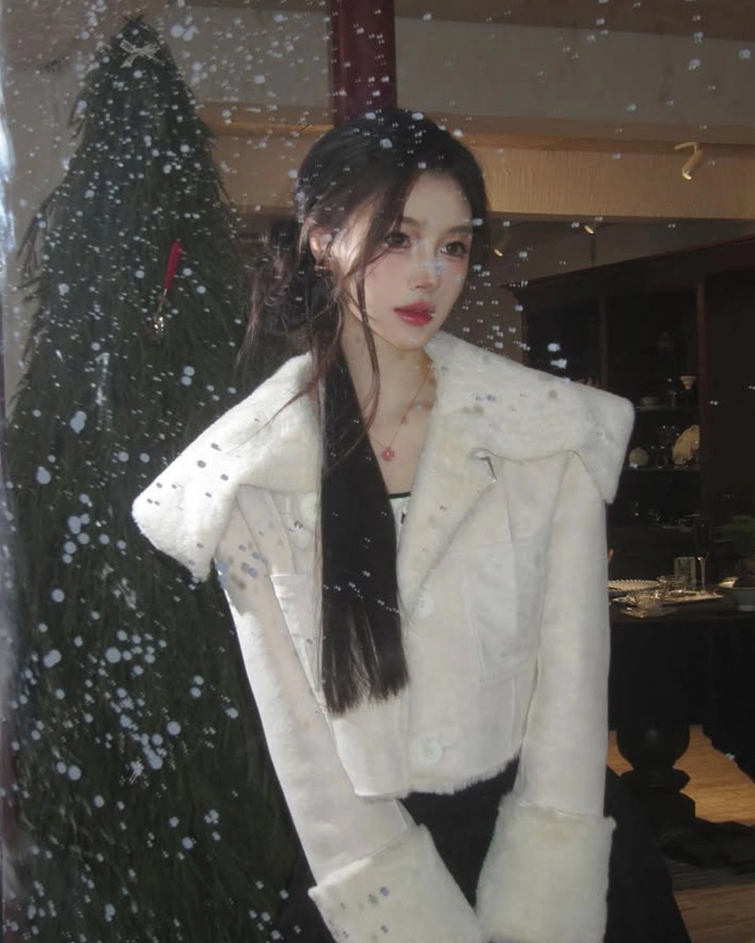 낫유어로즈 @ly_ameliorateReversible sailor mustang (Ivory)Blair top (Black)Lili skirt (Black) 상품 이미지 1