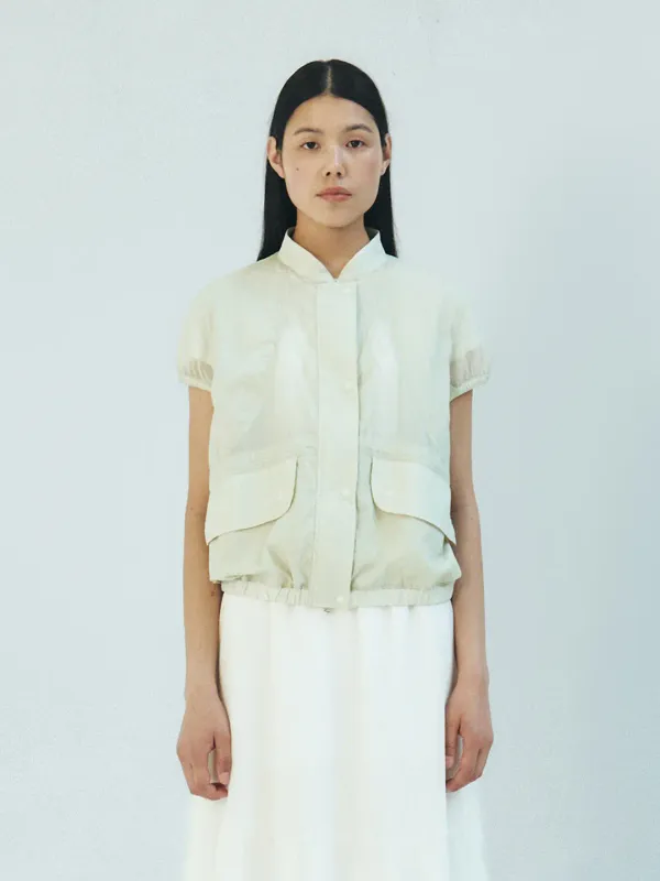 TFR REVERSIBLE CAP SLEEVE JUMPER_MINT