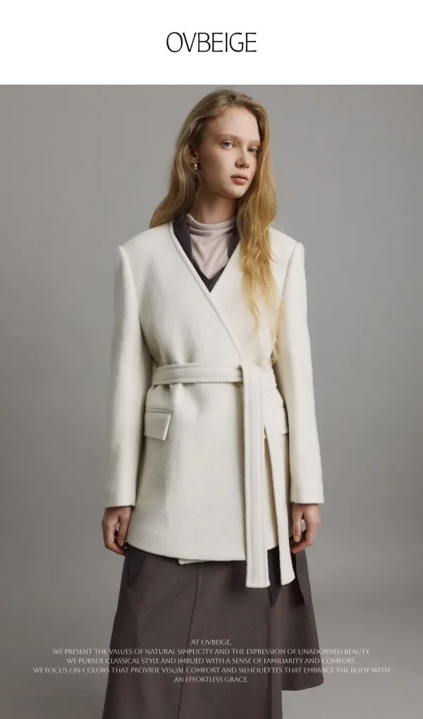 MOSS HAIRY COAT_IVORY