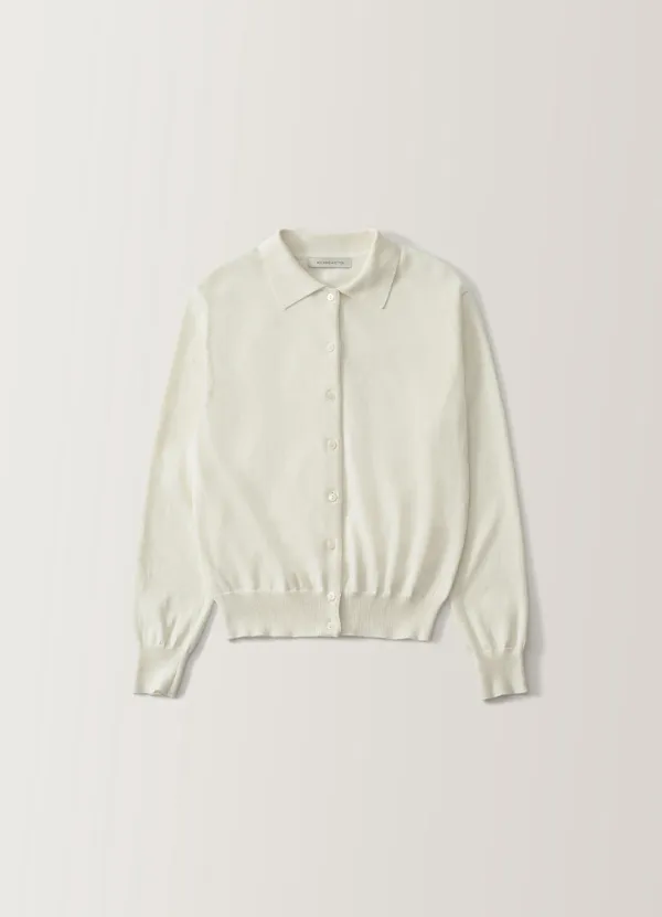 2ND / Villa cotton collar cardigan (Ivory)