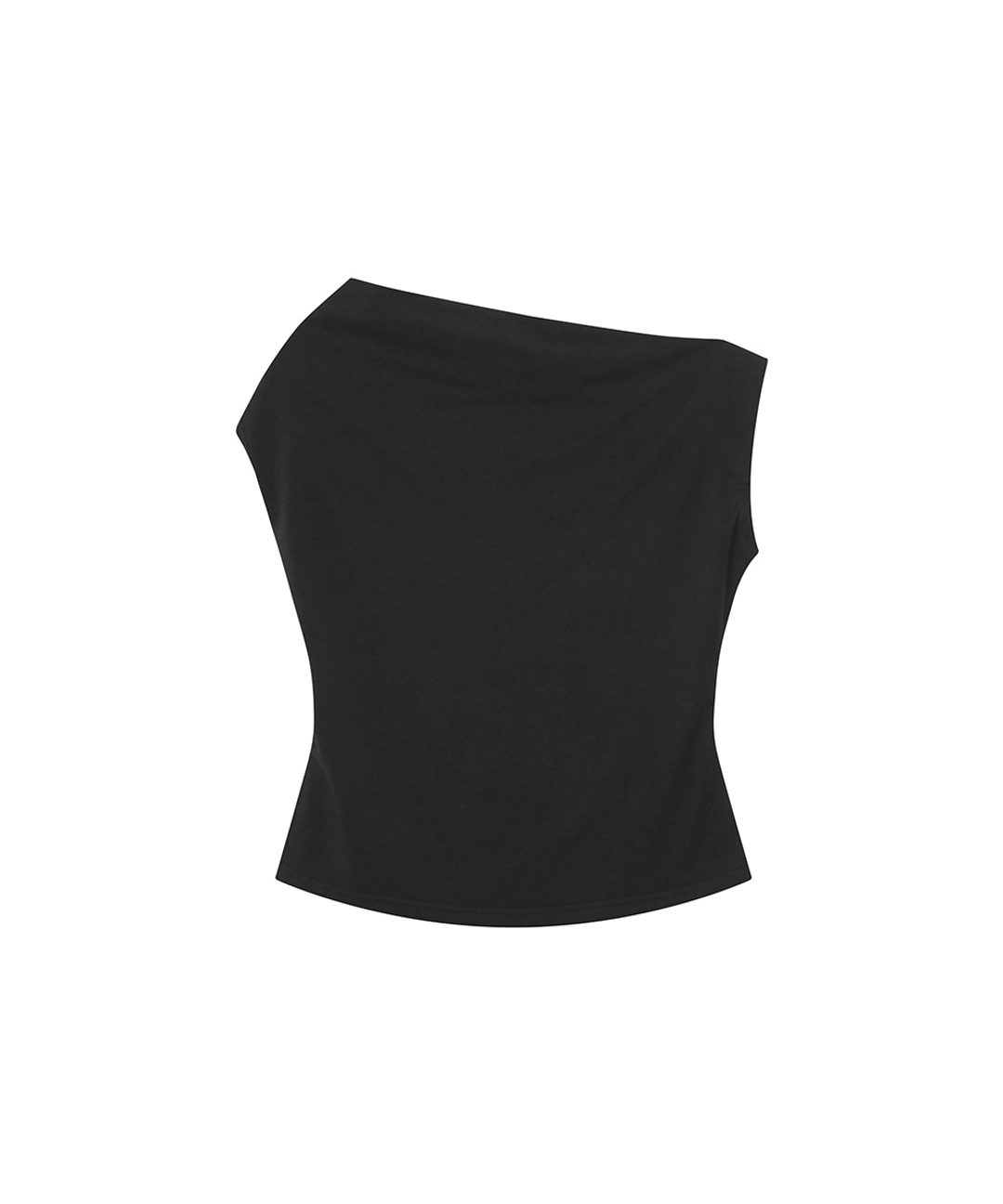 미세키서울 Slanted sleeveless top BLACK 상품 이미지 3