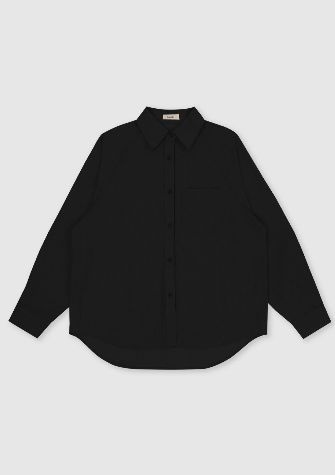 한올 Raglan Shirt (Black) 상품 이미지 3