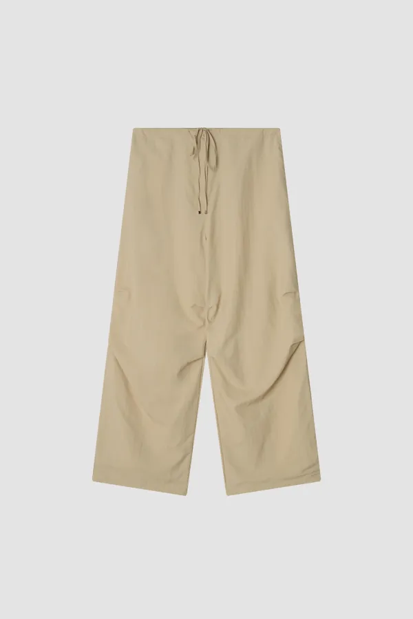 6th) Gemma Beige Nylon Pants