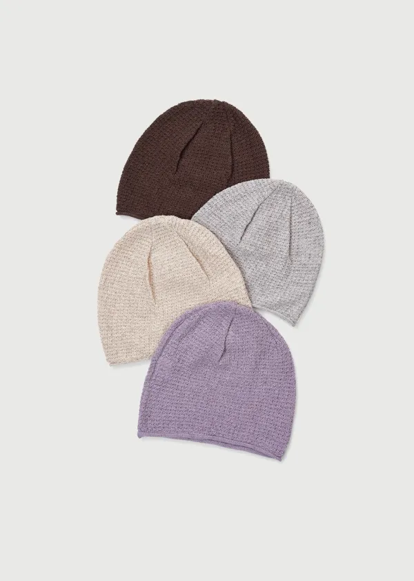 SLUB KNIT BEANIE - 4COLOR