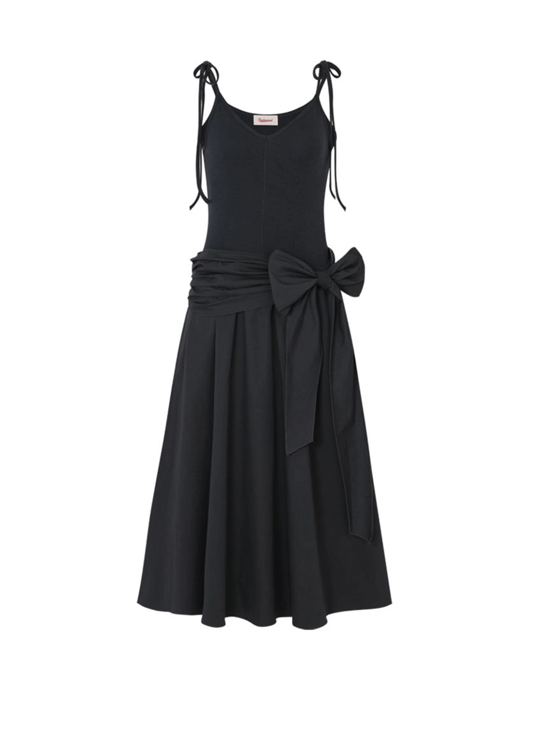 루루서울 Layered Wrap Dress (Charcoal) 상품 이미지 3