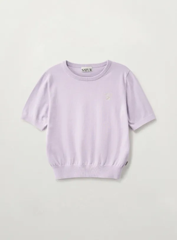 [이민정 Pick] (W) Loren Fine Half Knit - Lavender