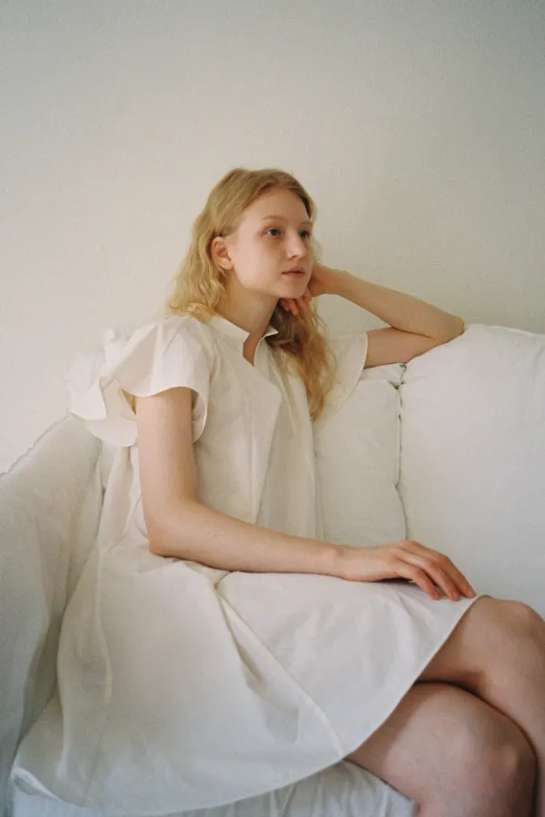 Iris Mini Dress (cream)