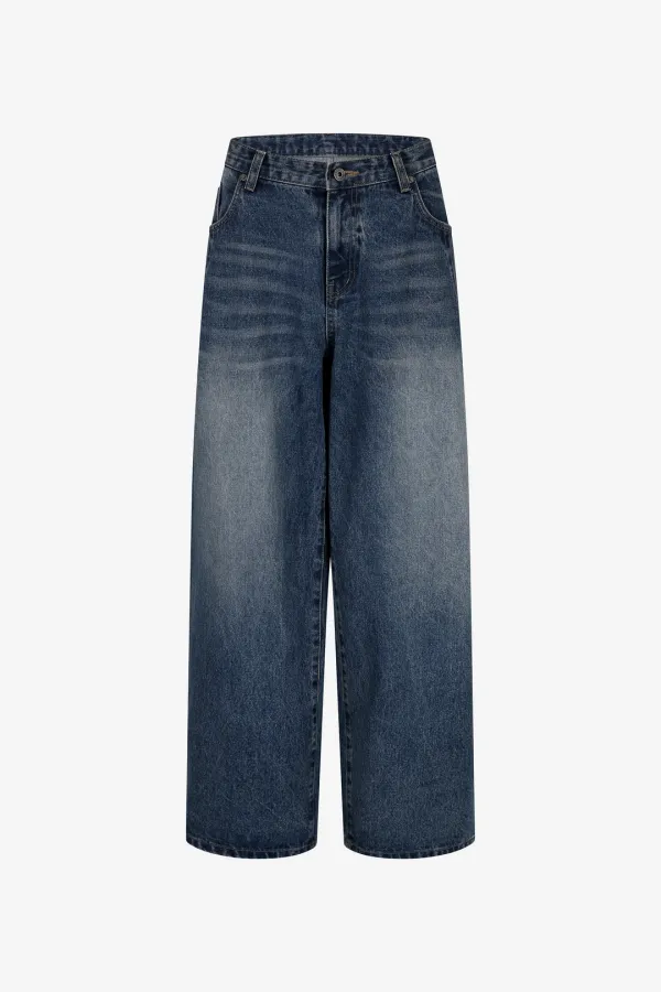 25FW trashy washed jeans