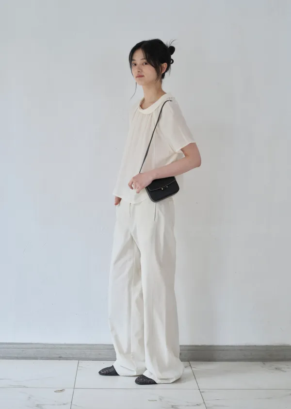 [별밤 PICK] JANE SHIRRING BLOUSE (cream ivory)