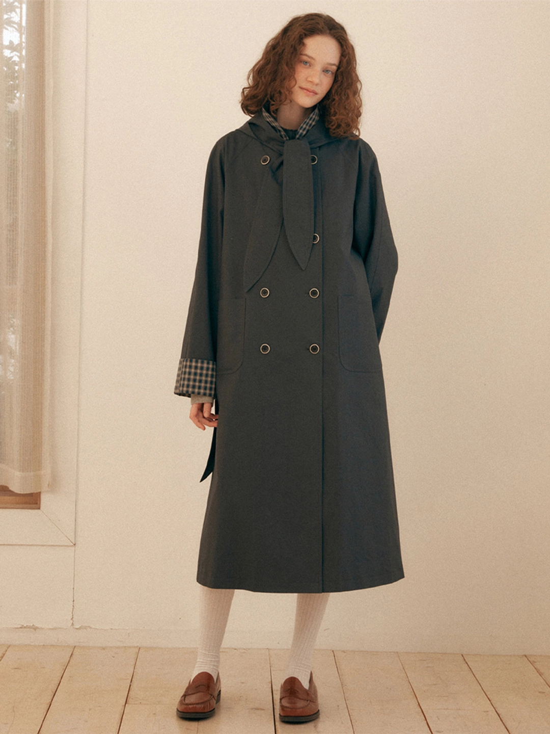 플로움 Maybe Hoodie Trench Coat 상품 이미지 1