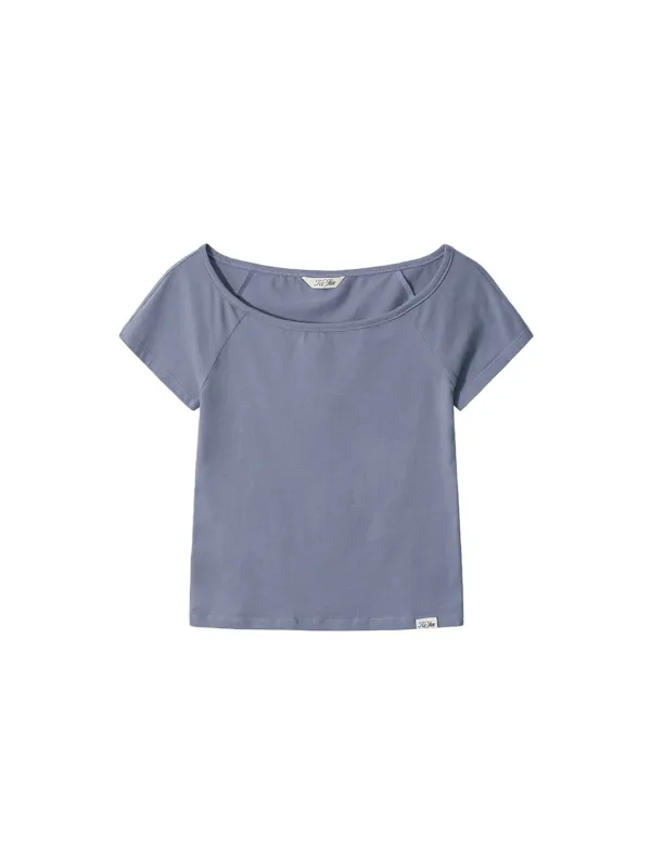 Essential Boat Neck Tee (3Colors)
