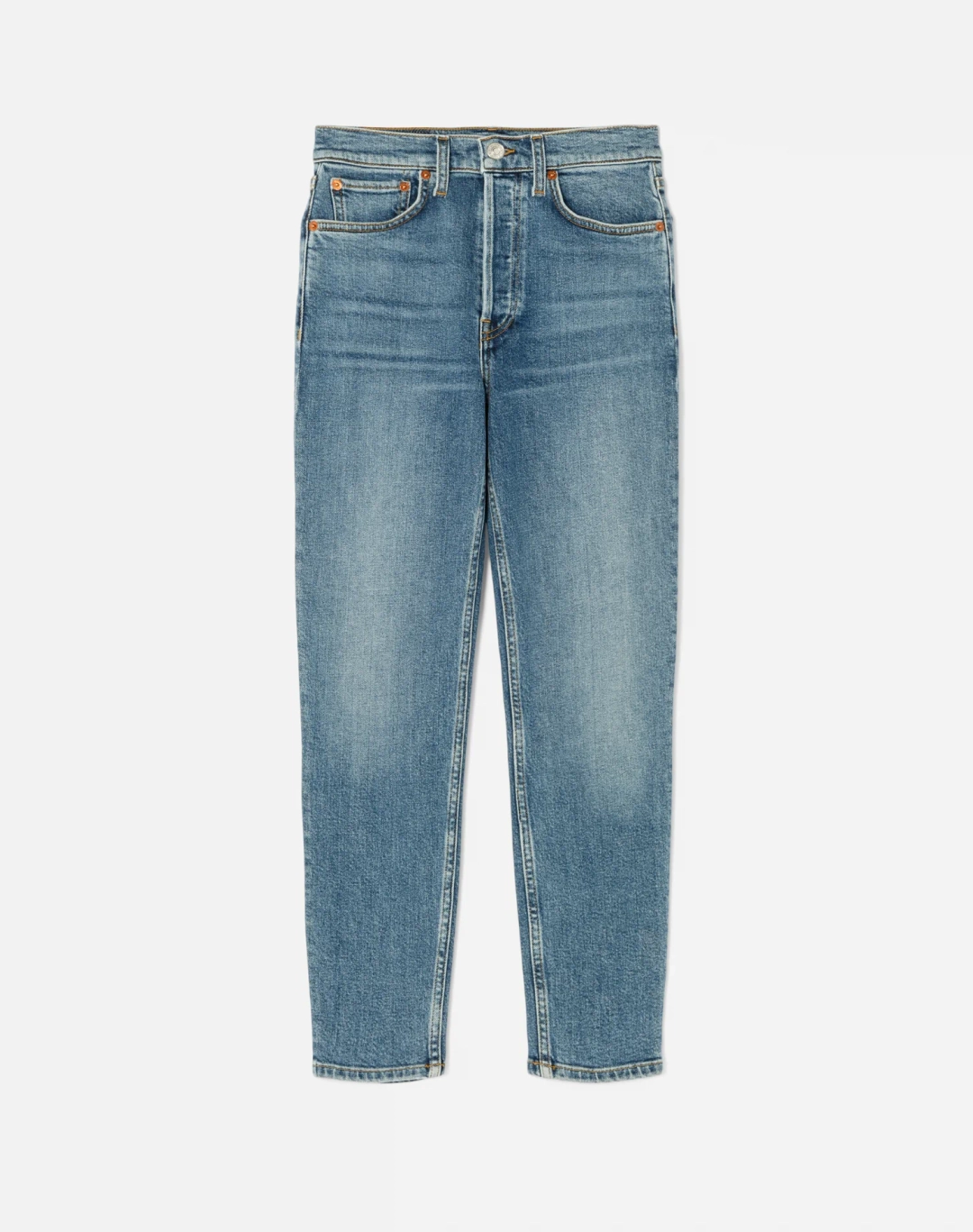 리던 Comfort Stretch High Rise Ankle Crop - Mid 70s 상품 이미지 1