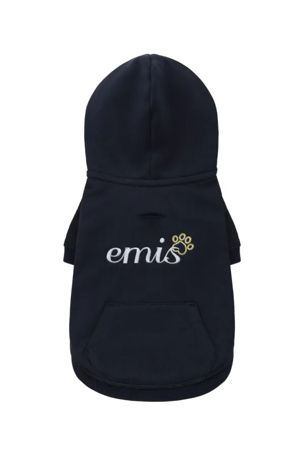 (PET) LETTERING LOGO ZIP UP HOODIE-NAVY