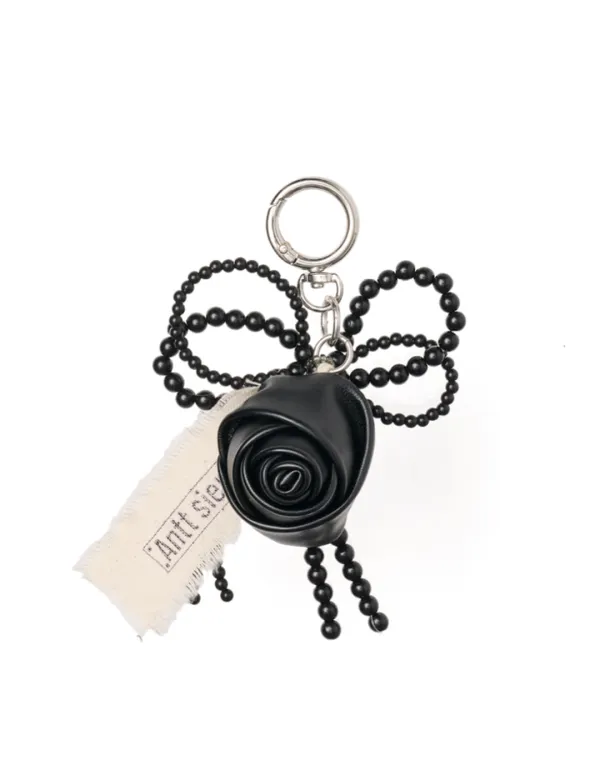 Antt Rose Keyring (Black)