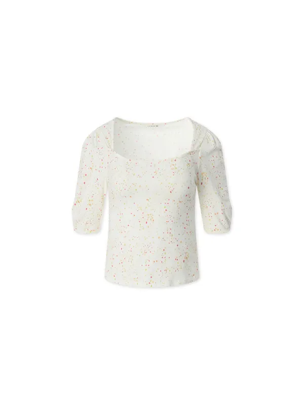 LEAF PUFF TOP DOT DOT *예약배송
