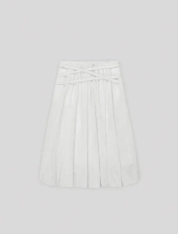 [2nd REORDER] STRAP BALLOON SKIRT [WHITE]