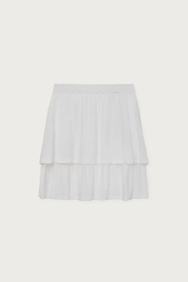 LAYERED SKIRT VER2. WHITE