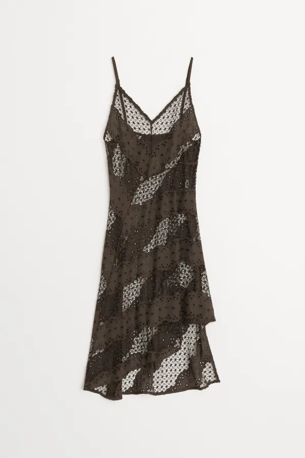 Jay Crochet Dress brown