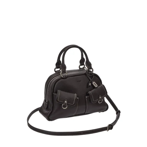 Toque Pocket Tote Piccolo (토크 포켓 토트 피콜로) Espresso Brown