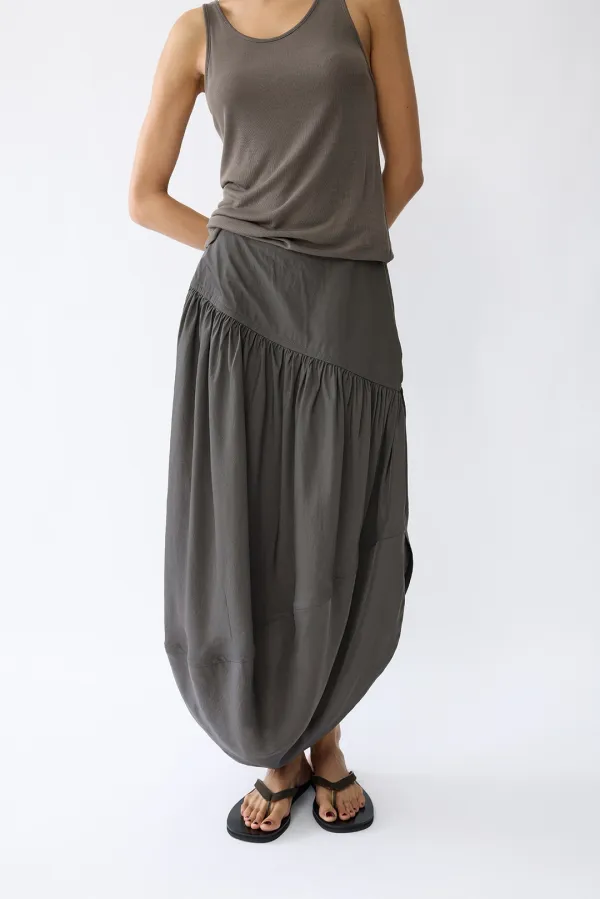 Kelis silk blended asymmetric balloon SK