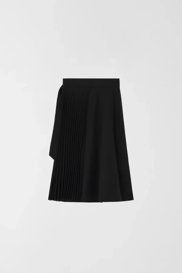 PLEATS BELTED SKIRT_BLACK_OD3C2MSK91BKA