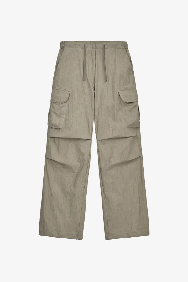 애쉬드 세미 와이드 카고 팬츠 ASH BEIGE