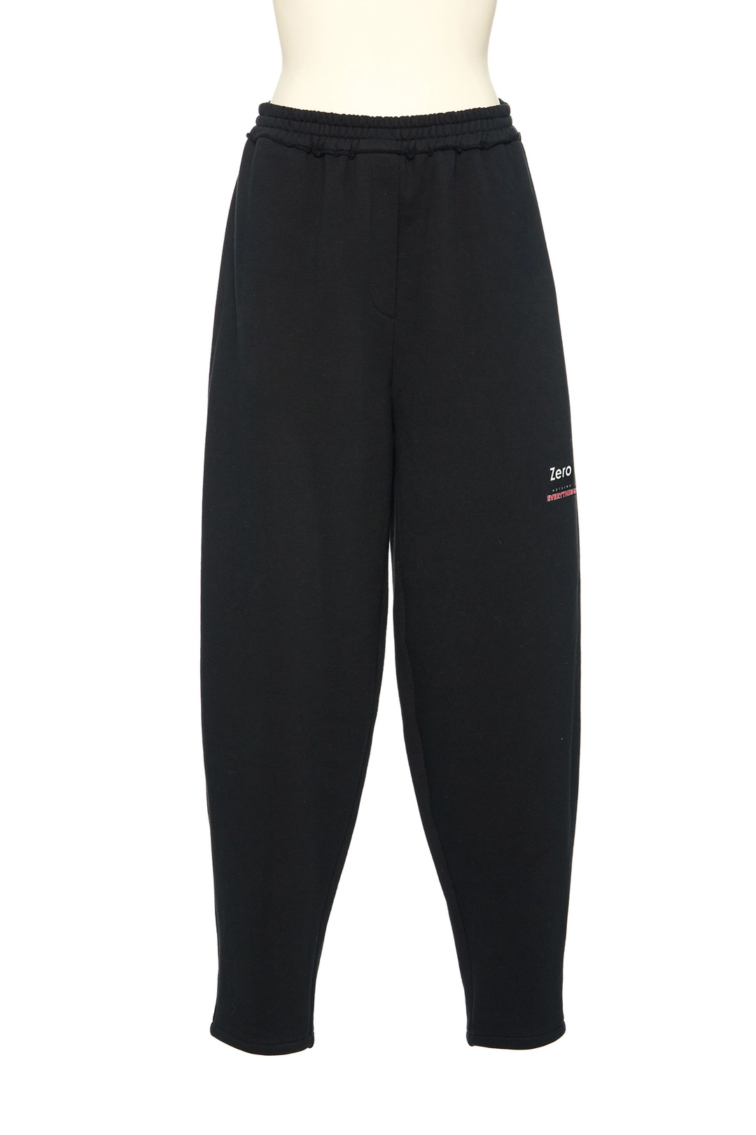 푸쉬버튼 FW25 ZERO BLACK LOGO PRINT SWEATPANTS 상품 이미지 1