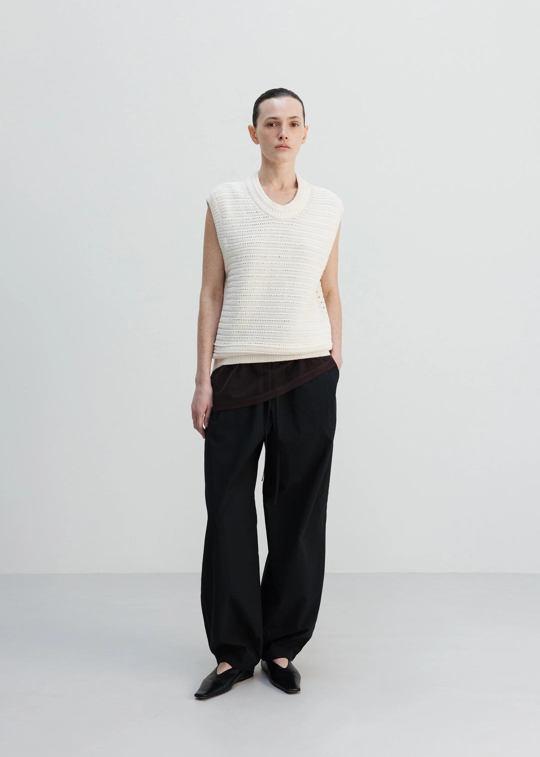 우마뭉 Paper & boucle crochet vest_Paper 상품 이미지 2