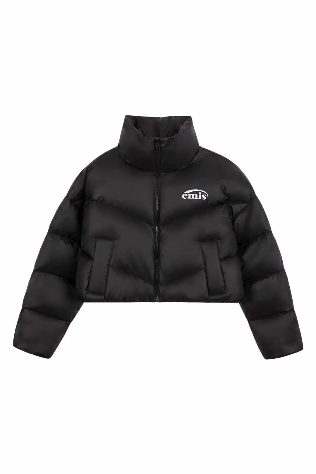 이미스 DUCK DOWN CROPPED PADDING-BLACK 상품 이미지 2