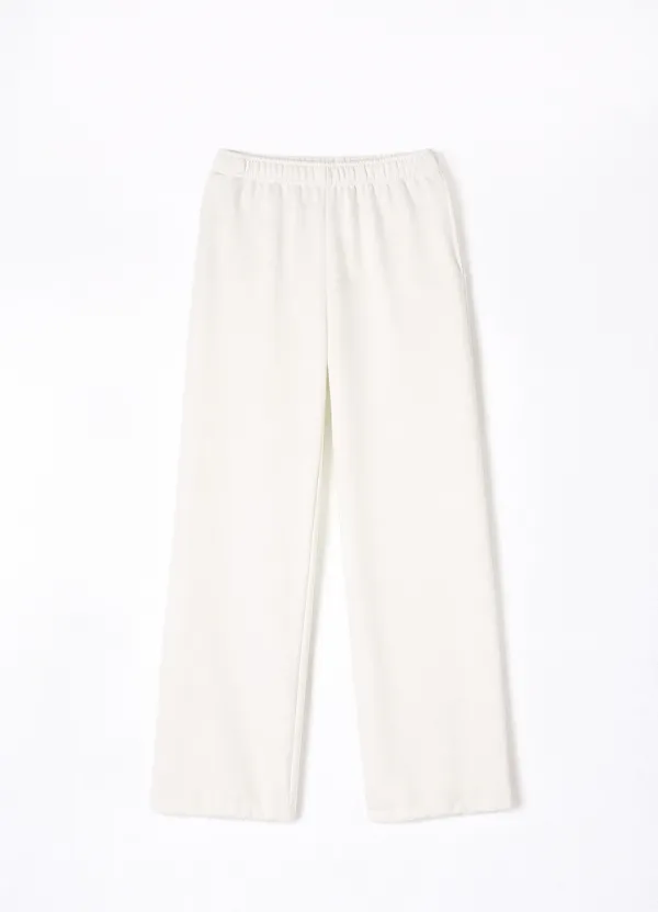 Soft Sweat Joggers(White)