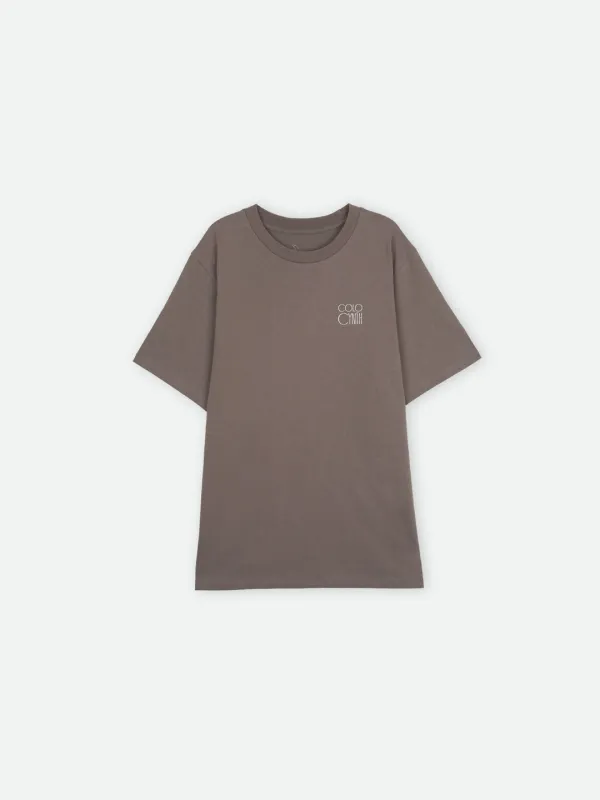 ASTRAGALUS GRAPHIC T-SHIRT SHADOW BROWN