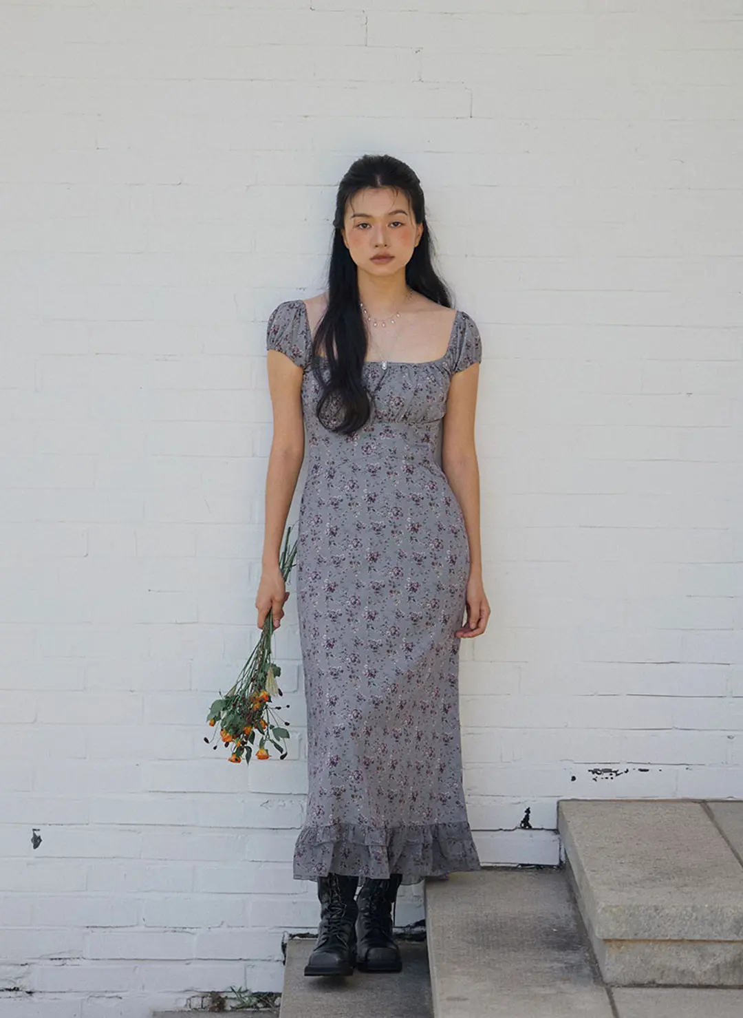 루루서울 Upper East Dress (Charcoal) 상품 이미지 2