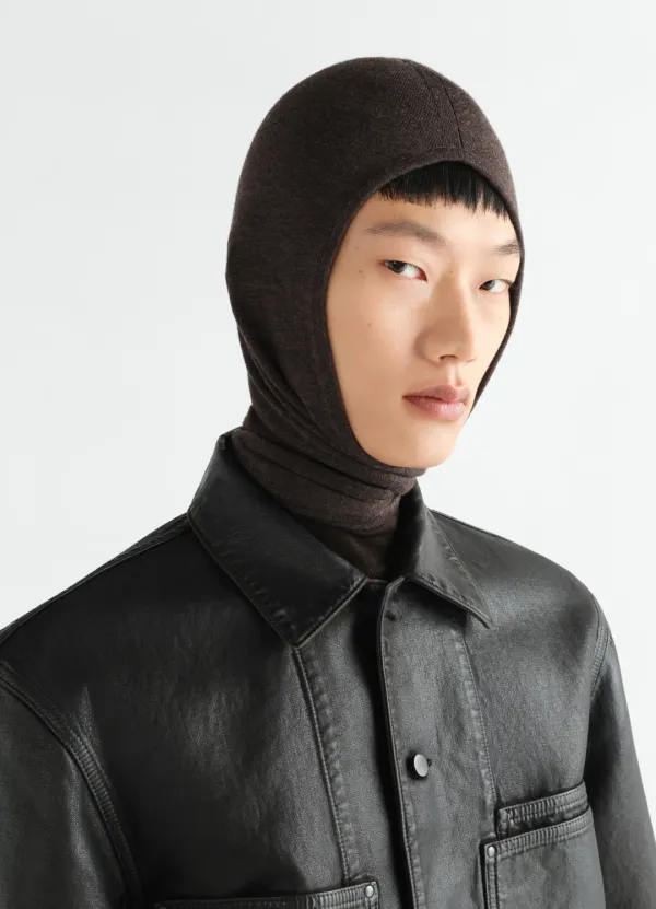 HEAD SCARF IN FINE WOOL
