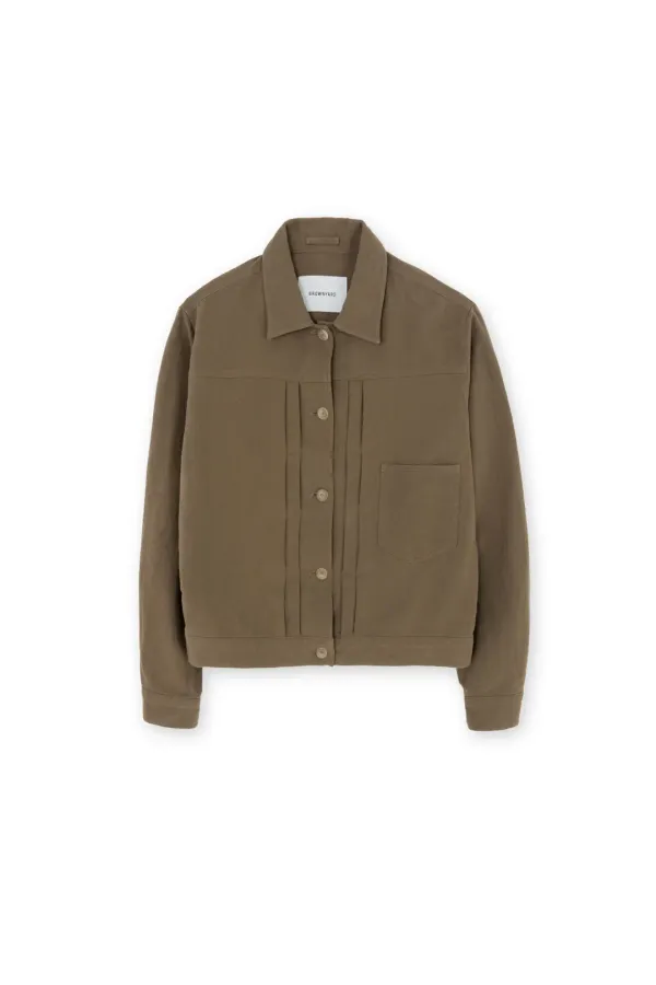 W Type 1 Trucker Jacket, Mocha