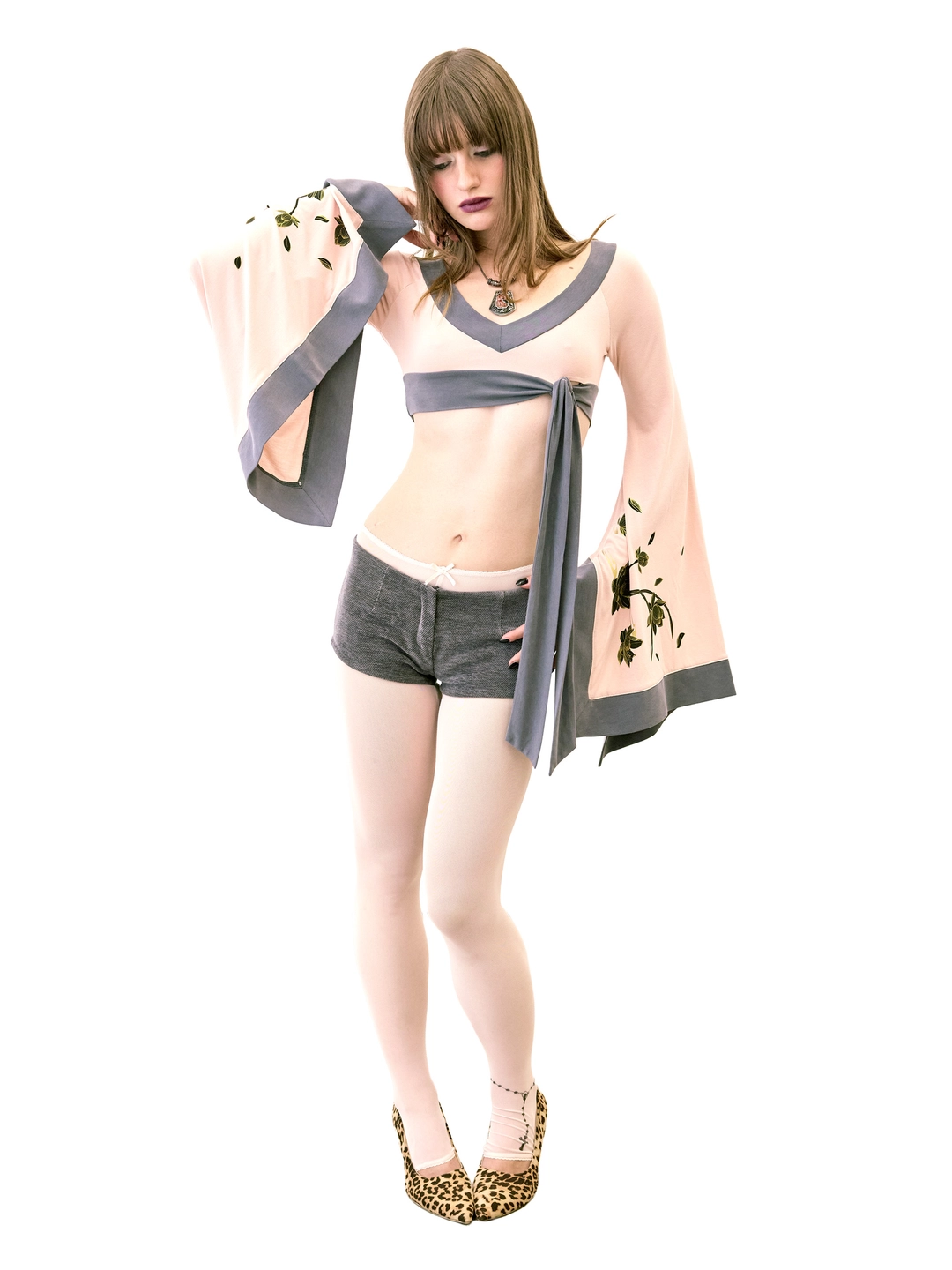 스컬프터 Zen Kimono Top Pink 상품 이미지 3