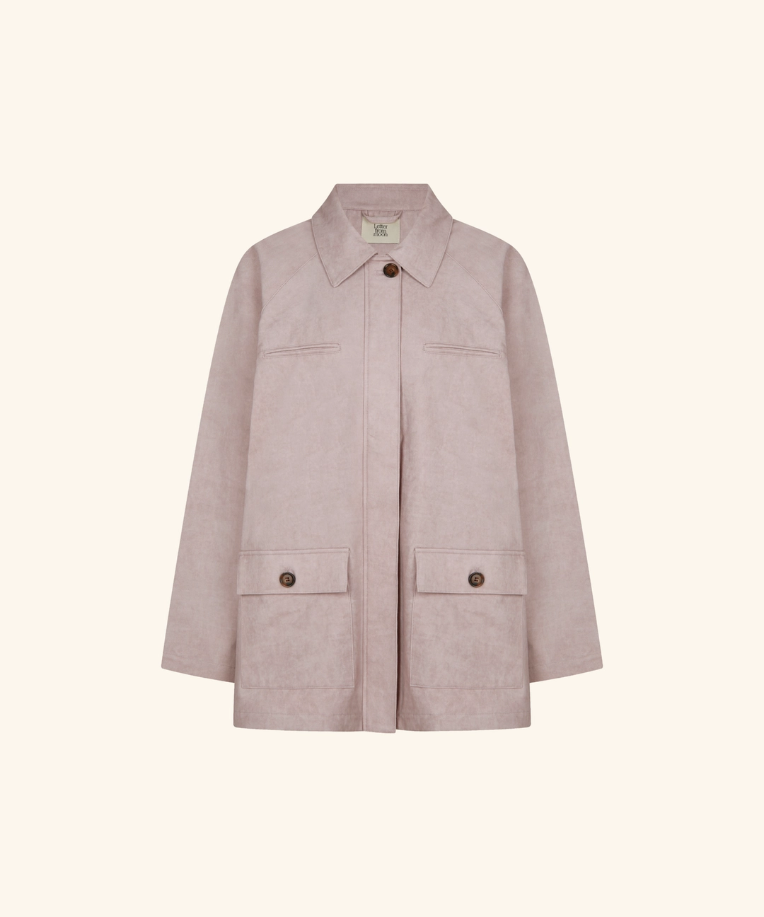레터프롬문 Sane Pigment Cotton Work Jacket (Pink) 상품 이미지 1