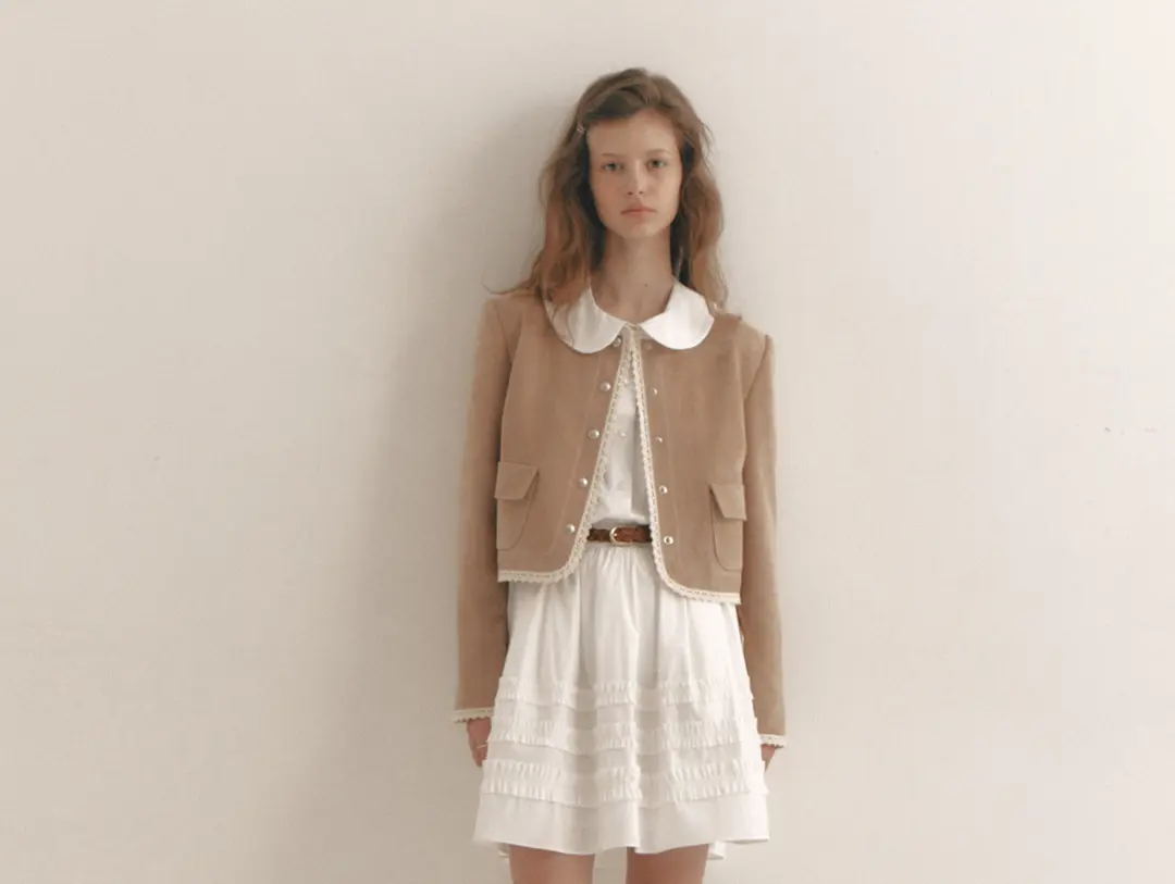 플로움 Trimming Suede Jacket 상품 이미지 3