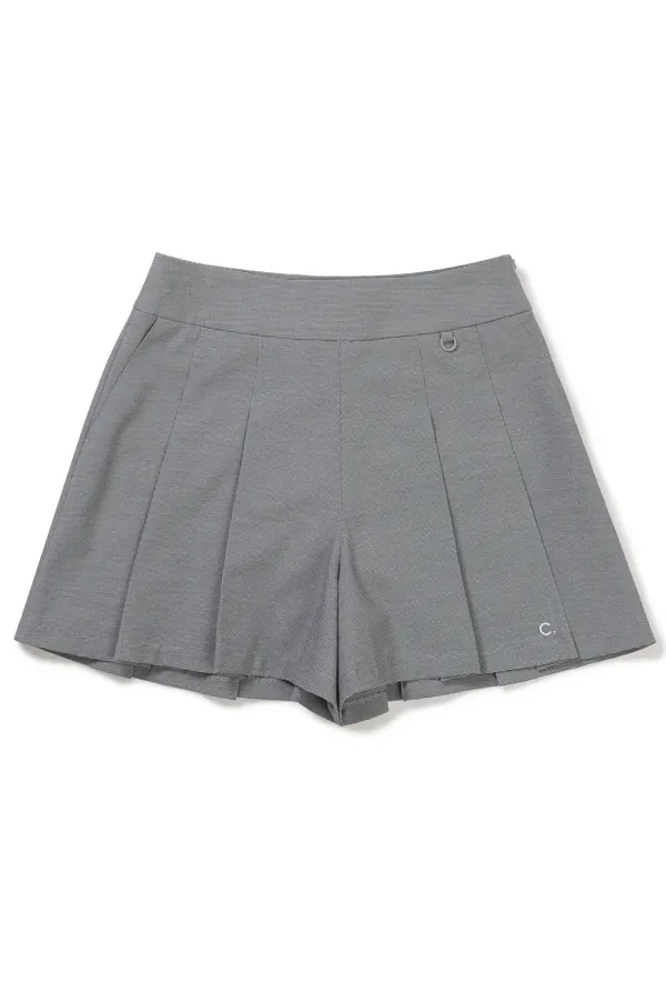 [24SS clove] Houndstooth Skirtpants (Grey)
