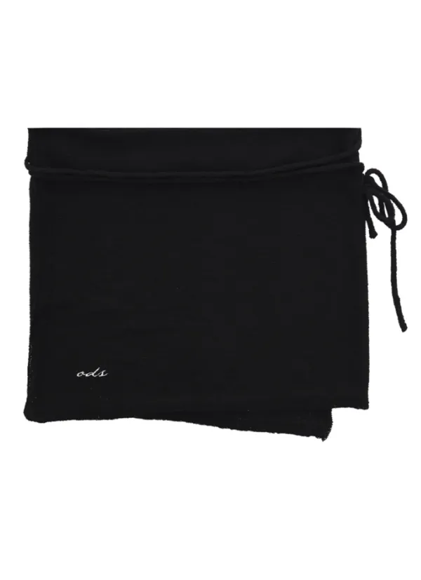 Natural Wrap Skirt (Black)