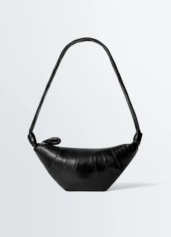 MEDIUM CROISSANT BAG IN COATED COTTON